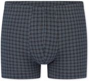 SCHIESSER Cotton Casuals boxer (1-pack) - heren shorts zwart geruit