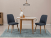 Vinnito Table de salle à manger extensible 100-139 cm Pin Atlantique
