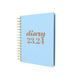 Collins Debden Scandi Academic 2023-24 A5 Dag tot pagina Halverwege het jaar Dagboek Planner School, College of Universiteit Term Journal - Augustus 2023 tot augustus 2024 - Blauw