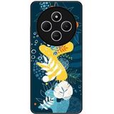 Xiaomi Redmi 14C Sea flowers verstevigd hoesje met sublimatie bedrukking