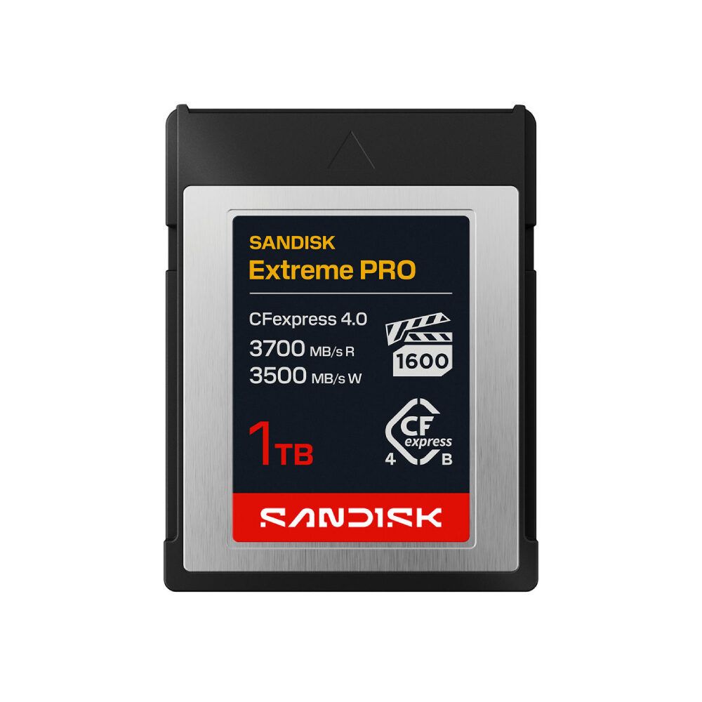 SanDisk 1TB CFexpress Type B Extreme Pro 4.0 geheugenkaart
