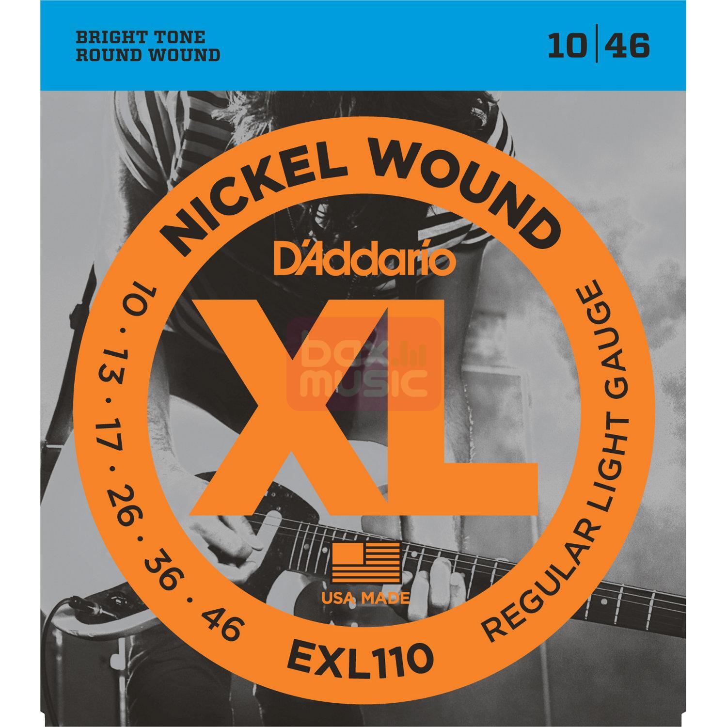 D'ADDARIO EXL110 snarenset voor elektrische gitaar