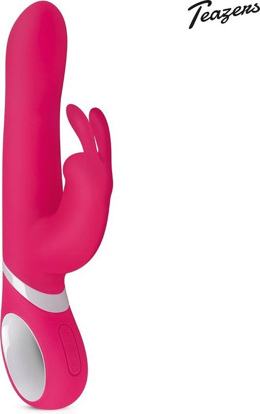 Teazers Rabbit Vibrator met Roteer en Vibreer functie -Rabbit Vibrator Vrouwen met 3 motoren - Roze