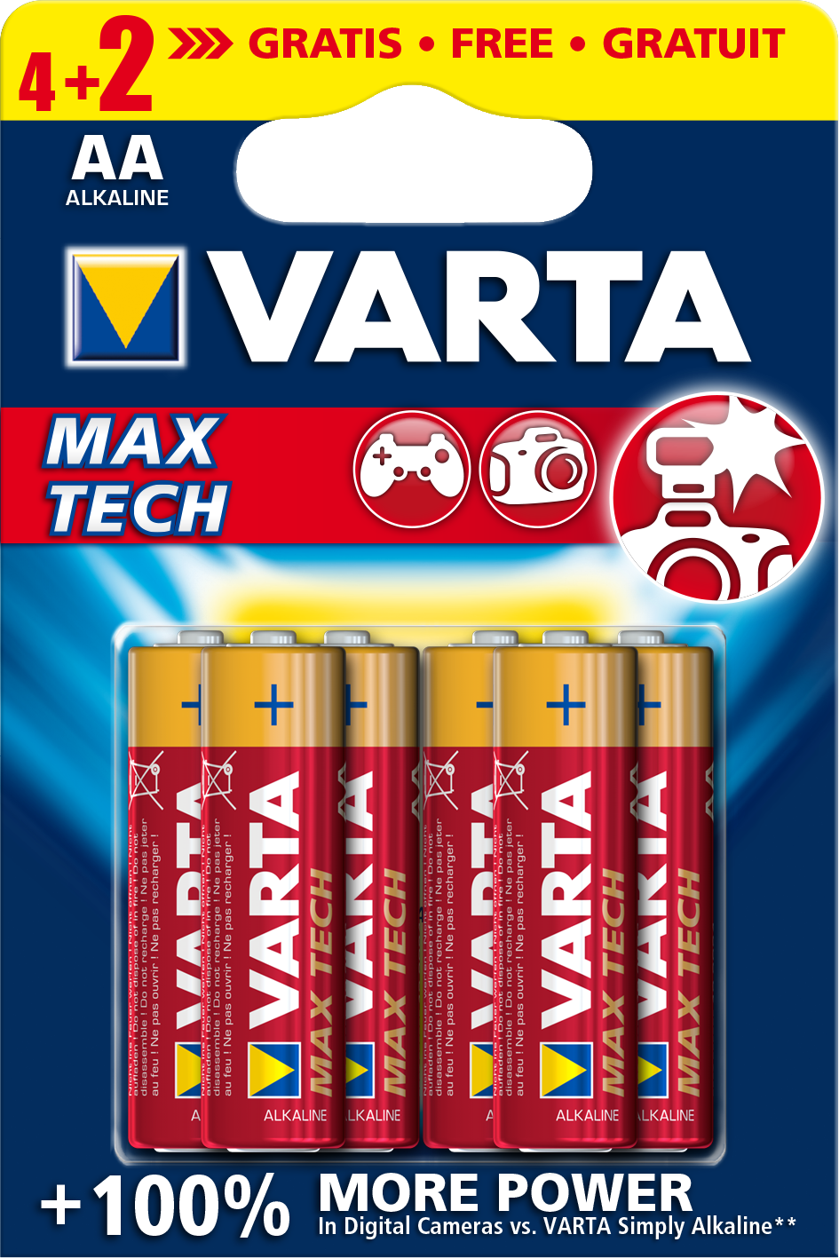 varta Max Tech AA06 4+2pcs