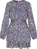 IZIA Robe indigo / limoen / groen / perzik