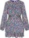 IZIA Robe indigo / limoen / groen / perzik