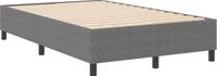 vidaXL Platformbedframe Lichtgrijs 120 x 200 cm Corduroy stof