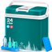 Kesser Koelbox 24 L - Thermo-elektrisch, koelen en verwarmen - 12V en 230V - Petrolgroen
