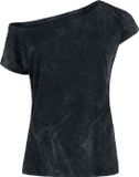 Outer Vision Top Marylin Dames T-shirt - zwart - XXL