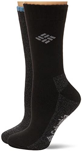 Columbia Women's Socks, Fjord Blue/Black, One Size