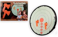 Merkloos / Sans marque Dartset met bijlen bijlgooi set