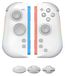 Nintendo Switch 2 Joysticks met Hall-effect en RGB-verlichting, witte controller