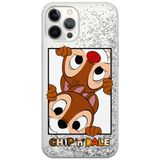 ERT GROUP mobiel telefoonhoesje voor Apple Iphone 12/12 PRO origineel en officieel erkend Disney patroon Chip & Dale 005 optimaal, met glitter overloopeffect