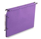 Elba Ultimate Kraft-kaart, hangmappen voor kast, A4, bodem, 15 mm, lila, 25 stuks
