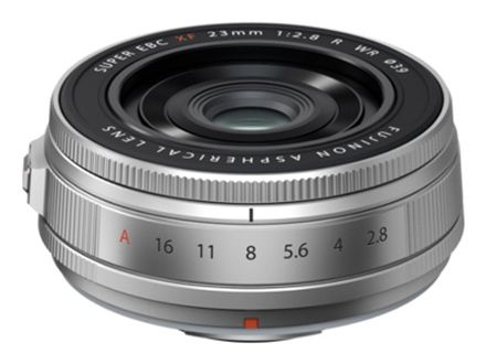Fujifilm XF 23mm F2.8 R WR Pancake Objectief Zilver
