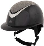 BR Rijhelm Thèta Glamourous Glossy 52/54 Zwart/Gunmetal