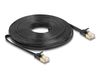 Delock 80350 Câble réseau Noir 10 m Cat7 U/FTP Plat