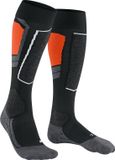 FALKE SK4 Advanced dames skiing kniekousen - zwart (black)