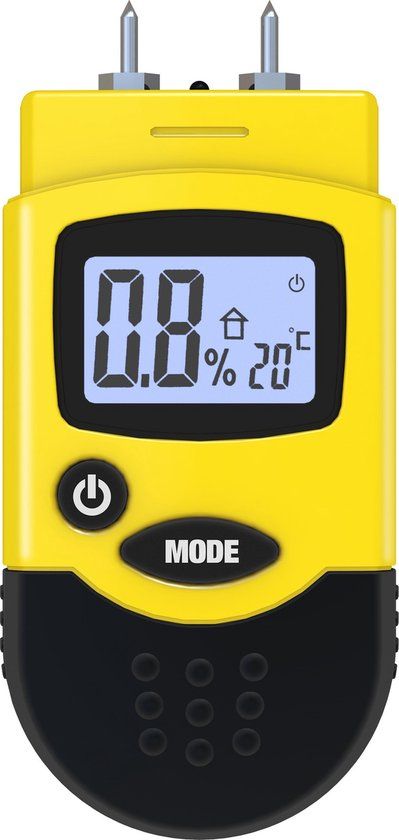 Trotec BM12 Vochtmeter - hout- en bouwvocht - staalmeetstift vervangbaar - °C of °F