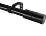 Tringle à rideaux extensible - Longueur réglable 60-135 cm - Diamètre 25 mm - Conception anti-fléchissement - Convient aux rideaux lourds jusqu'à 10 kg - Tringle à rideaux