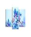 Homemania Wandafbeelding, 3 stuks, natuur, voor woonkamer, slaapkamer, meerkleurig, 57 x 0,3 x 60 cm, HM203MDF52, MDF