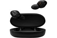 NK Redmi AIrdots Basic 2 Draadloze hoofdtelefoon, Bluetooth 5.0, hoofdtelefoon met microfoon, magnetische oplaadhoes met 300 mAh, zwart