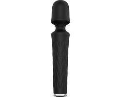 Merkloos / Sans marque Bodywand Joyrush Massager - Zwart - Clitoraal - Oplaadbaar
