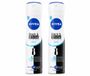 NIVEA Black & White Invisible Pure Deodorant Spray - 150 ml - 2 stuks