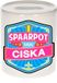 Bellatio Decorations Kinder spaarpot met naam - Ciska - keramiek