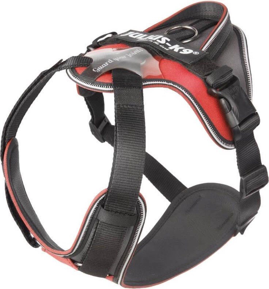 JULIUS K9 IDC Longwalk Rood/Grijs 2XL - 70-96 CM - 25-36 KG