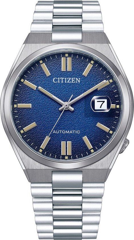 Citizen Tsuyosa NJ0151-88L Horloge - Heren - Zilver/Blauw - Ø 40 mm