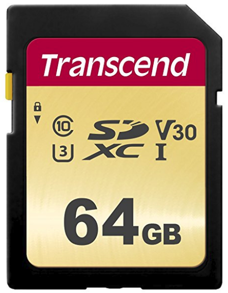 Transcend 64GB, UHS-I, SD
