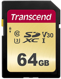 Transcend 64GB, UHS-I, SD