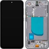 MP Samsung Display met Touchscreen MP compatibel met Samsung Galaxy S23 FE S711, met Frame, Zwart