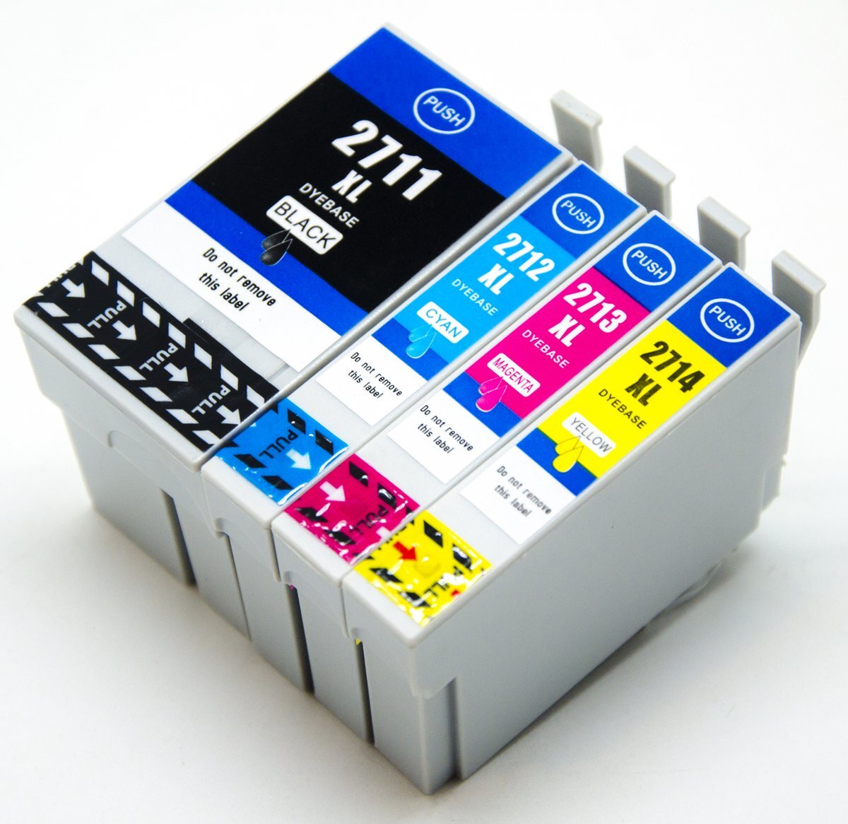 inktdag inktcartridges voor Epson 27XL, multipack van 4 kleuren (1*BK, C, M en Y) voor Epson Workforce WF3620WF, WF3620DWF, WF3640DTWF, WF7110DTW, WF7210DTW, WF7610DWF, WF7615DWF, WF7620DTWF, WF7710DWF, WF7715DWF, WF7720DTWF