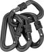 Intirilife Set van 4 karabijnhaken 12 kN 1200 kg zwart