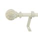 Decopolitan Gordijnroede Set, Distressed Ivoor, 48-86 inch