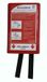 TOURON SA Couverture anti-feu Polyester Rouge 100 cm