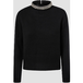 Maille avec bijou femme noir