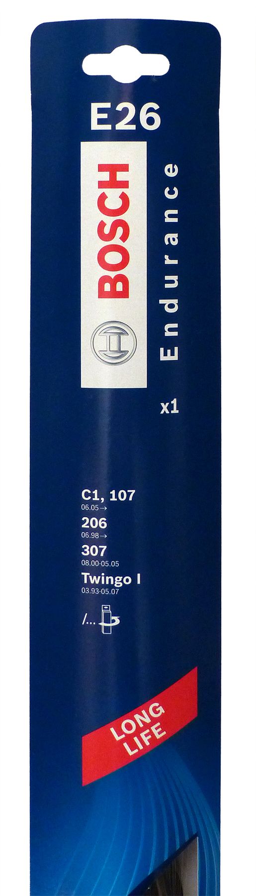 Bosch Ruitenwisblad No E26 - Zwart - 645926