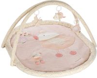 Fehn 3D-activiteitendeken vogel – speelboog met 5 afneembare speeltjes voor baby's, spelen en plezier in liggen, zitten en kruipen, voor baby's en peuters vanaf 0+ maanden