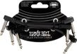 Ernie Ball 6443 Flex Patch Cables Patchkabel Zwart 7.5cm 3-Pack