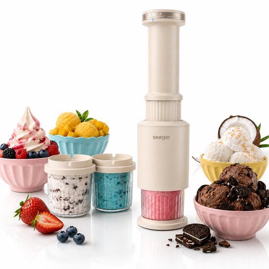 Seeger CompactCream 5-in-1 IJsmachine Beige