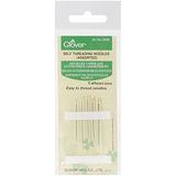Clover Aiguilles auto-fileuses assorties - 5 tailles, métal, 1 paquet