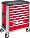 Beta Gereedschapswagen C39 met 8 laden - rood