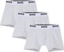 Boss Cotton Boxershorts Junior (3-pack) - Maat 164 - Grijs