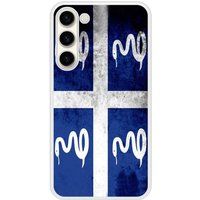 Samsung Galaxy S23 Drapeau martinique Verstevigd hoesje met sublimatie bedrukking