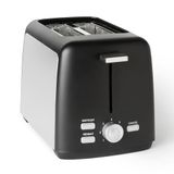 Amazon Basics Broodrooster met 2 Sneetjes, 7 Bruiningsniveaus, 800W, Zwart