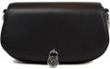 Michael Kors Mila Medium East West Sling Messenger Bag Zwart Leer