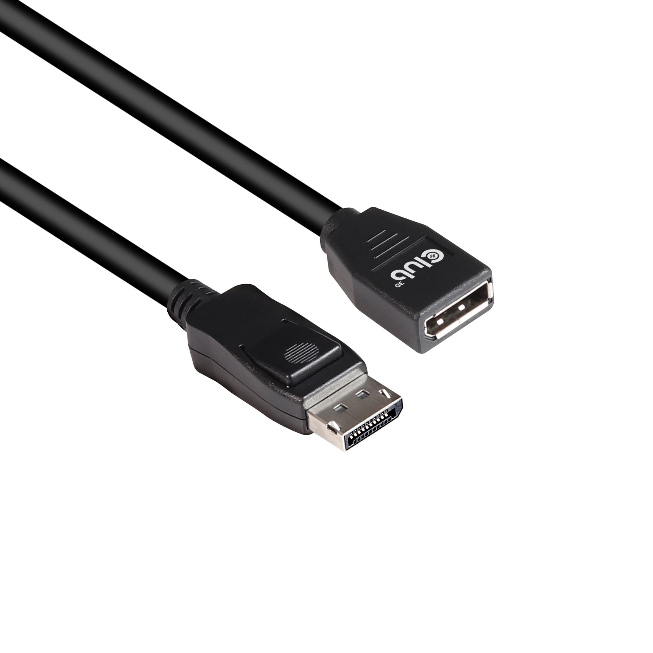 Club 3D DisplayPort 1.4 HBR3 Extension kabel 8K60Hz M/F 2m zwart
